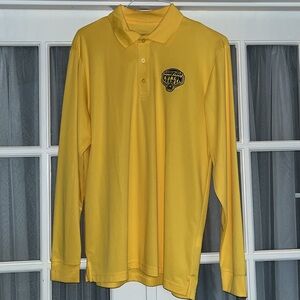 Goodyear Cotton Bowl Classic Core 365 yellow long sleeve shirt Size L
